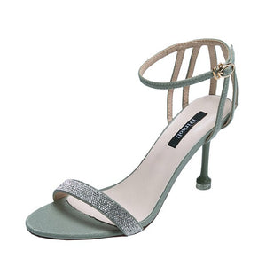Elegant Crystal Shiny Heels