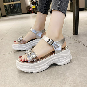 Big Rhinestone Sandals